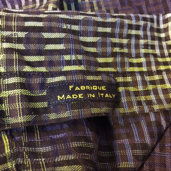 Luchiano Visconti Mens geometric long sleeve shirt size XL - Picture 10 of 10